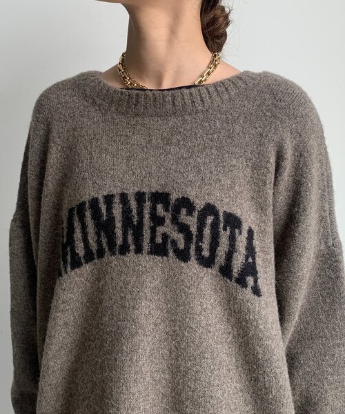 DouDou（ドゥドゥ）の「MINNESOTA 2WAYカーディガン（ニット/セーター・レディース・ライトグレー/グレイッシュベージュ/ホワイト系その他/チャコールグレー・FREE）」の15枚目の写真