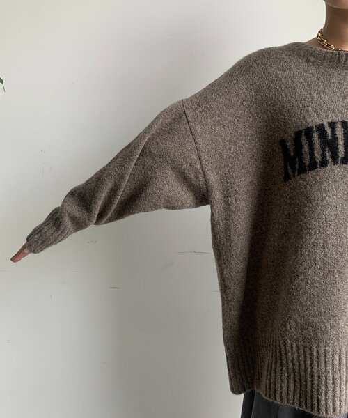 DouDou（ドゥドゥ）の「MINNESOTA 2WAYカーディガン（ニット/セーター・レディース・ライトグレー/グレイッシュベージュ/ホワイト系その他/チャコールグレー・FREE）」の16枚目の写真