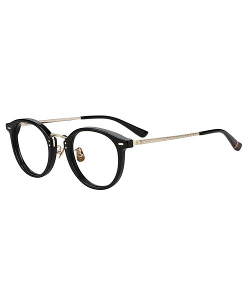 UNITED ARROWS（ユナイテッドアローズ）の「Zoff｜UNITED ARROWS｜ボストン型 メガネ [Stylish] 伊達メガネ 度付き[レンズ交換券付き]ユニセックス  ユナイテッドアローズ（メガネ・メンズ・ブラック/ブラック系その他/グリーン・FREE）」の5枚目の写真