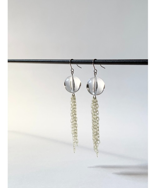 tone(トーン)の「【TOMEI LAB】クリア チェーン ピアス(MA)(ピアス(両耳用)・レディース・グリーン系その他/ブラウン/ブルー系その他・FREE)」の16枚目の写真