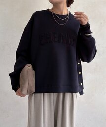 【WEB限定】ロゴサガラ刺繍ダンボールプルオーバー
