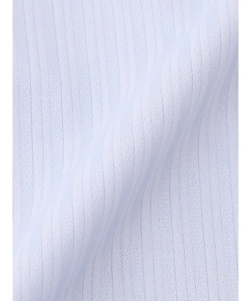 Perfect Suit FActory（パーフェクトスーツファクトリー）の「【完全ノーアイロン】長袖アイシャツ　セミワイド　ホワイト/サックス　WEB限定（ホワイト）（ビジネスシャツ・メンズ・ホワイト/サックスブルー・首回り43cm-裄丈86cm/首回り37cm-裄丈80cm/首回り39cm-裄丈80cm/首回り39cm-裄丈82cm/首回り41cm-裄丈84cm/首回り41cm-裄丈82cm/首回り45cm-裄丈86cm）」の5枚目の写真
