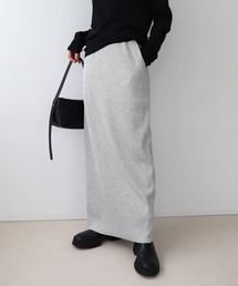 evernavy（エバーネイビー）の「【新色追加】セルフカットリブタイトスカート【8サイズ展開(S-XL トール)/バックスリット無し】（スカート）」