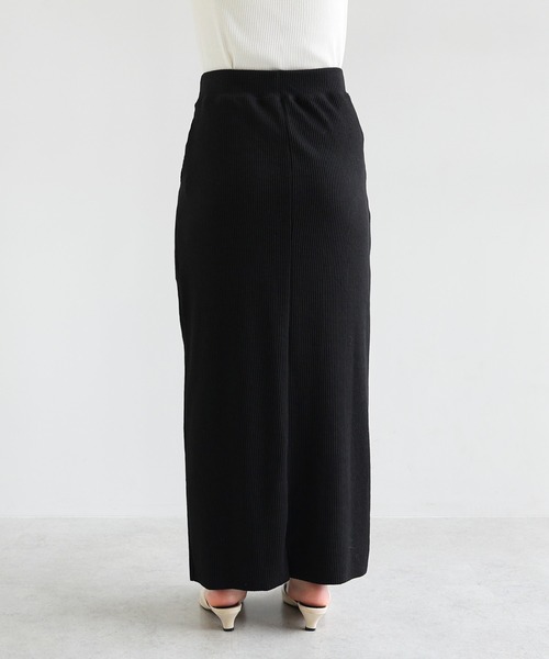 セール】【新色追加】セルフカットリブタイトスカート【8サイズ展開(S