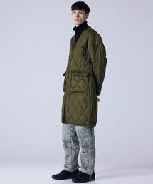 TAION（タイオン）の「【TAION（タイオン）】〈ユニセックス〉ミリタリー Vネックジップ ダウンコート（ダウンジャケット/コート・メンズ）」