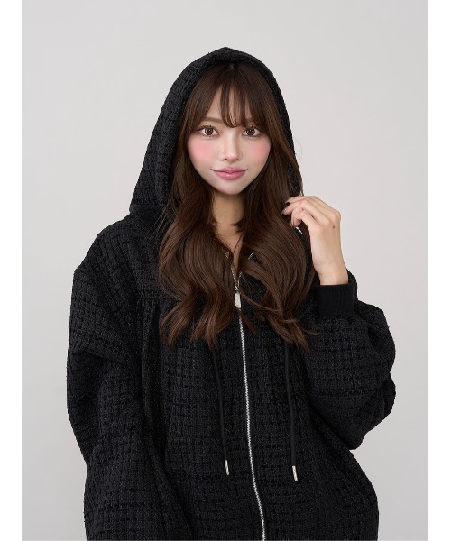 ダーリッチダーリッチツイードカーゴセットアップ ダーリッチ Darich ツイードカーゴセットアップ （ブラック