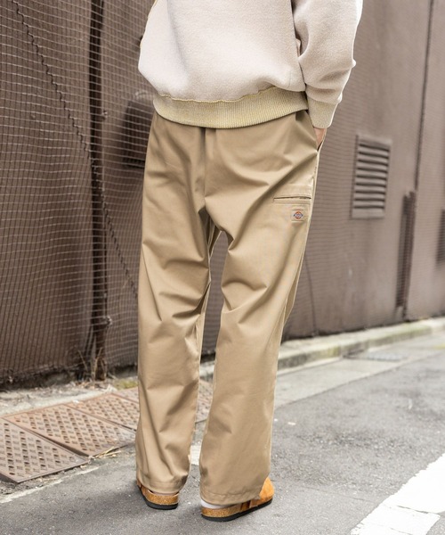 3D embroidery twill easy pants｜BEIGE SECRET SALE】3D embroidery twill easy pants｜BEIGE