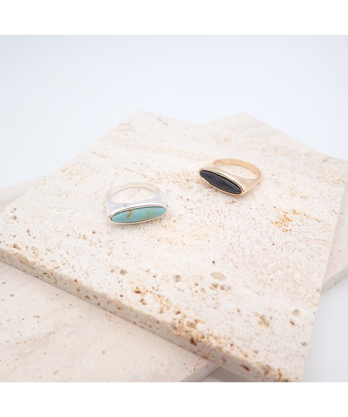 GGD SELECT（ジージーディー　セレクト）の「ネイティブストーンリング（リング・レディース・ゴールド/シルバー・FREE）」の3枚目の写真