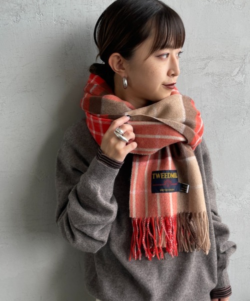 TWEED MILL/ツイードミル] 70×190 大判ストール（マフラー）｜TWEED