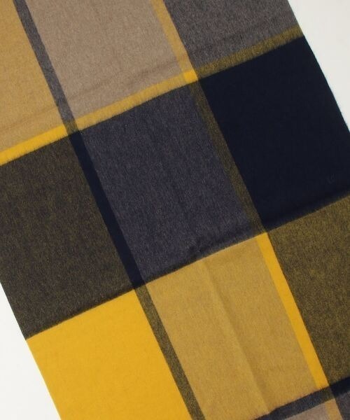 TWEED MILL（ツイードミル）の「[TWEED MILL/ツイードミル] 70×190 大判ストール（マフラー・レディース・ブラック系2/グレー/イエロー/オレンジ/ロイヤルブルー/ブラック系/パープル/レッド・F）」の21枚目の写真