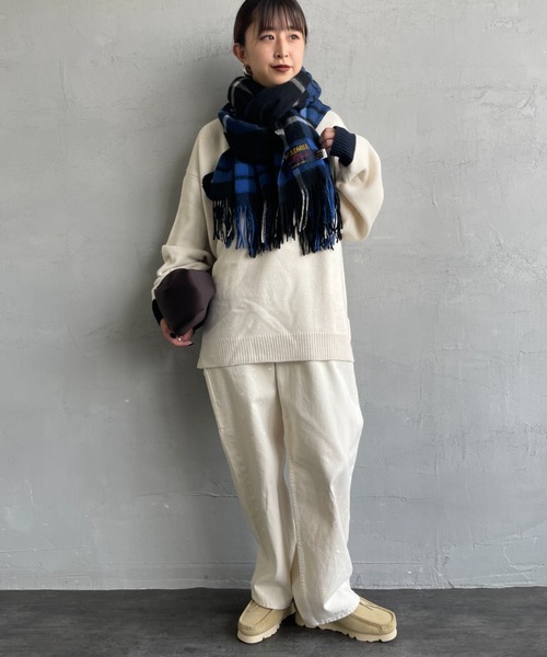 セール】[TWEED MILL/ツイードミル] 70×190 大判ストール（マフラー