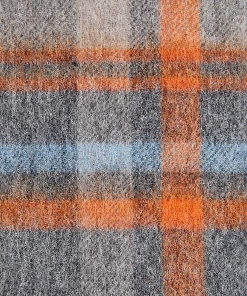 TWEED MILL（ツイードミル）の「[TWEED MILL/ツイードミル] 70×190 大判ストール（マフラー・レディース・ブラック系2/グレー/イエロー/オレンジ/ロイヤルブルー/ブラック系/パープル/レッド・F）」の15枚目の写真