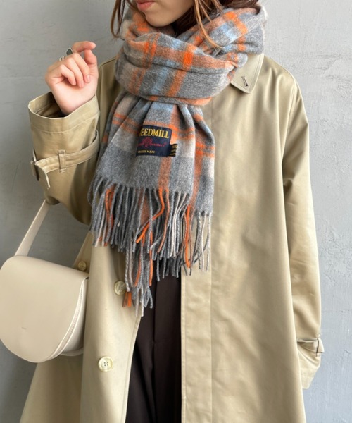 セール】[TWEED MILL/ツイードミル] 70×190 大判ストール（マフラー
