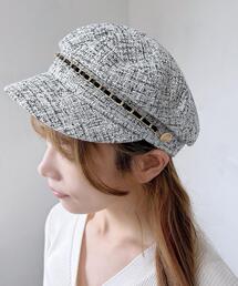 INGNI | チェーン付ツイードキャスケット(ハット)