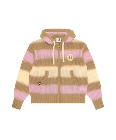 AAPE MAIN ZIP UP KNIT HOODIE