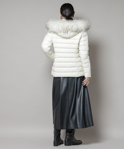 CAPEHORN(ケープホーン)の「CAPE HORN/SALTA MURMASKY(ダウンジャケット/コート・レディース・ブラック/アイボリー・42/44)」の15枚目の写真
