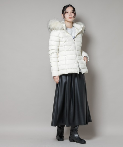 CAPEHORN(ケープホーン)の「CAPE HORN/SALTA MURMASKY(ダウンジャケット/コート・レディース・ブラック/アイボリー・42/44)」の16枚目の写真