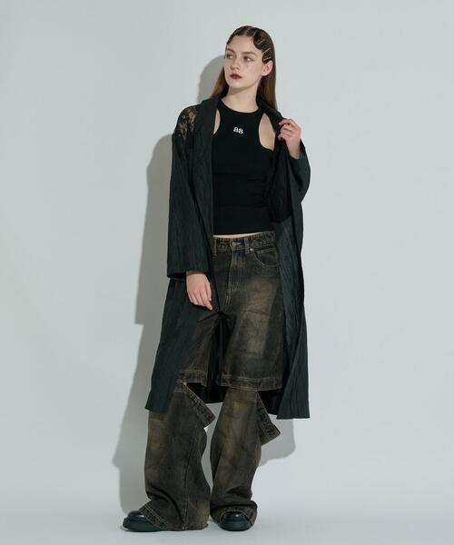 ANNA SUI NYC（アナ スイ エヌ ワイ シー）の「ANNA SUI NYC/アナ スイ エヌワイシー/レースガウン（カーディガン/ボレロ・レディース・ブラック・F）」の8枚目の写真