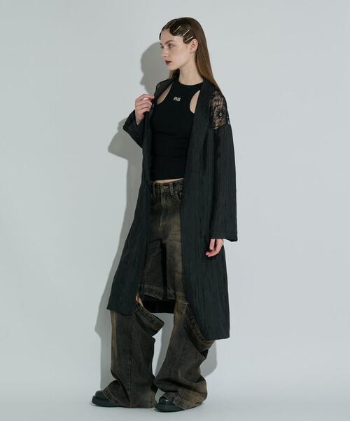 ANNA SUI NYC（アナ スイ エヌ ワイ シー）の「ANNA SUI NYC/アナ スイ エヌワイシー/レースガウン（カーディガン/ボレロ・レディース・ブラック・F）」の9枚目の写真