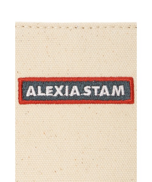 ALEXIA STAM（アリシアスタン）の「Box Logo Canvas Hand Bag /ボックスロゴ キャンバストート（トートバッグ・レディース・ネイビー/アイボリー・FREE）」の12枚目の写真