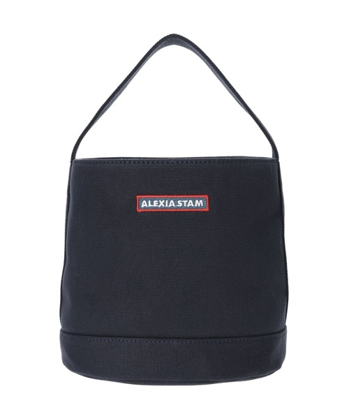 ALEXIA STAM（アリシアスタン）の「Box Logo Canvas Hand Bag /ボックスロゴ キャンバストート（トートバッグ・レディース・ネイビー/アイボリー・FREE）」の10枚目の写真
