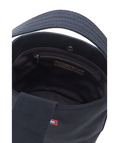 ALEXIA STAM（アリシアスタン）の「Box Logo Canvas Hand Bag /ボックスロゴ キャンバストート（トートバッグ・レディース・ネイビー/アイボリー・FREE）」の6枚目の写真