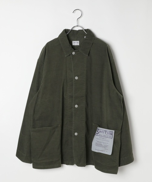 SMITH'S（スミス）の「【SMITH'S×BAYFLOW】別注ベロアジャケット（カバーオール・メンズ・カーキ・MEDIUM/LARGE）」の13枚目の写真
