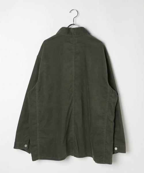 SMITH'S（スミス）の「【SMITH'S×BAYFLOW】別注ベロアジャケット（カバーオール・メンズ・カーキ・MEDIUM/LARGE）」の15枚目の写真