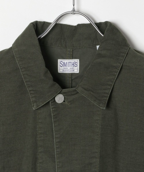 SMITH'S（スミス）の「【SMITH'S×BAYFLOW】別注ベロアジャケット（カバーオール・メンズ・カーキ・MEDIUM/LARGE）」の5枚目の写真
