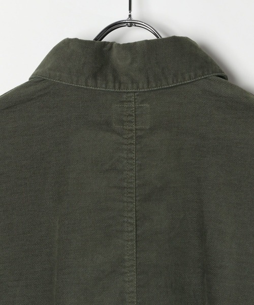 SMITH'S（スミス）の「【SMITH'S×BAYFLOW】別注ベロアジャケット（カバーオール・メンズ・カーキ・MEDIUM/LARGE）」の7枚目の写真