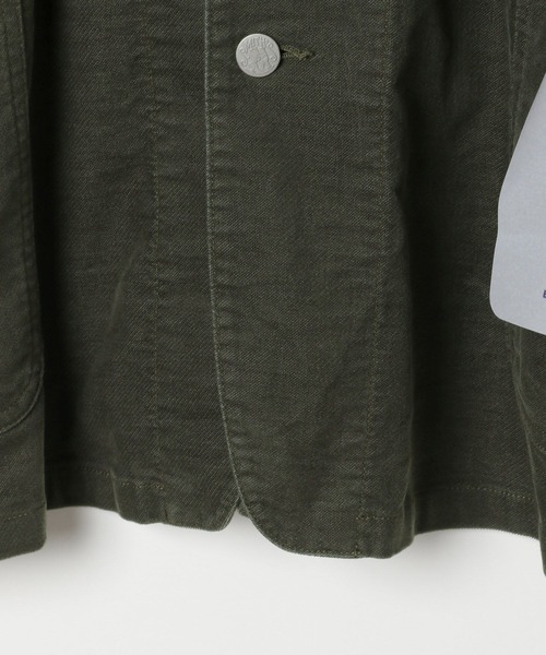 SMITH'S（スミス）の「【SMITH'S×BAYFLOW】別注ベロアジャケット（カバーオール・メンズ・カーキ・MEDIUM/LARGE）」の4枚目の写真