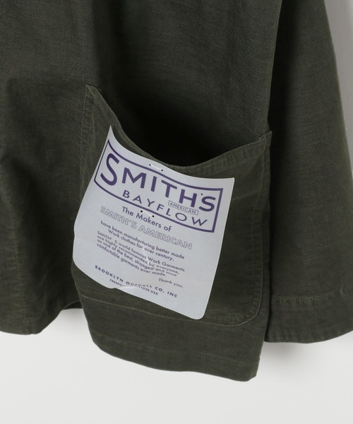 SMITH'S（スミス）の「【SMITH'S×BAYFLOW】別注ベロアジャケット（カバーオール・メンズ・カーキ・MEDIUM/LARGE）」の9枚目の写真