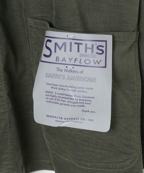 SMITH'S（スミス）の「【SMITH'S×BAYFLOW】別注ベロアジャケット（カバーオール・メンズ・カーキ・MEDIUM/LARGE）」の10枚目の写真