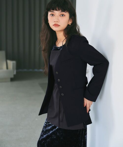 【新品】エストラータ　ジャケット STRATA｜エストラータのジャケット/アウター（ブルー・ネイビー/青色系