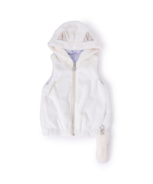 ネコエコファーリバーシブルベスト（ベスト）｜ANNA SUI mini