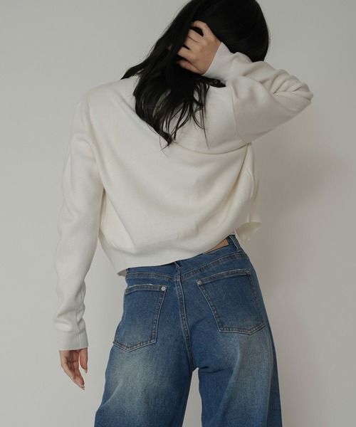 フラップ ポケット ニット カーディガン KINO THE KEI（カーディガン