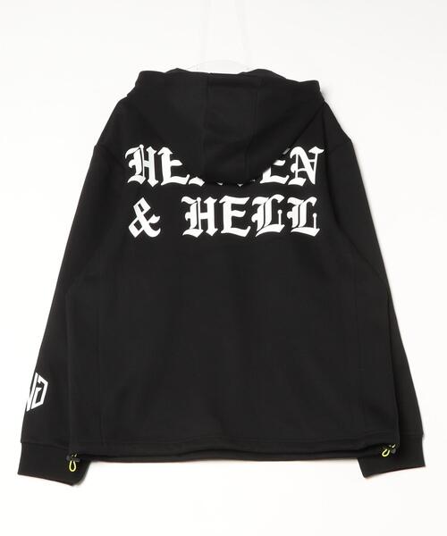 SWINGGGR(スウィンガー)の「THE SWINGGGR/ザ スウィンガー/HI NECK HOODIE(パーカー・メンズ・ブラック/ホワイト・3/2)」の3枚目の写真