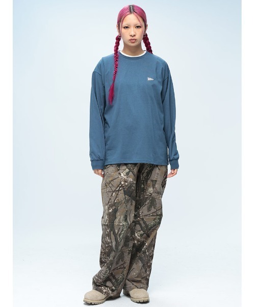 GERRY(ジェリー)の「GERRY バックプリント クルーネック 長袖 Tシャツ(Tシャツ/カットソー・メンズ・ブラック/グレー/ホワイト/ネイビー・M/L/LL)」の11枚目の写真