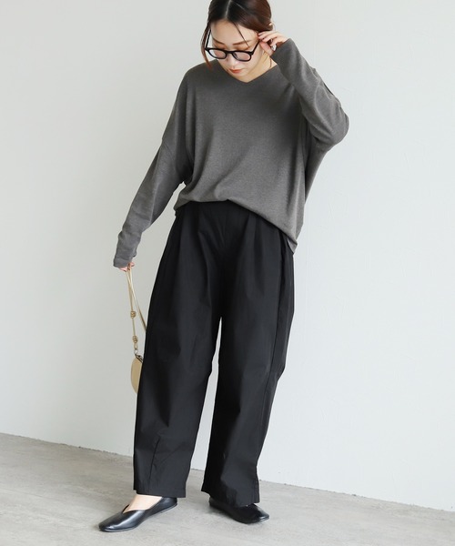 reca(レカ)の「脇ダーツコクーンパンツ(その他パンツ・レディース・ベージュ系/ブラック・FREE)」の6枚目の写真
