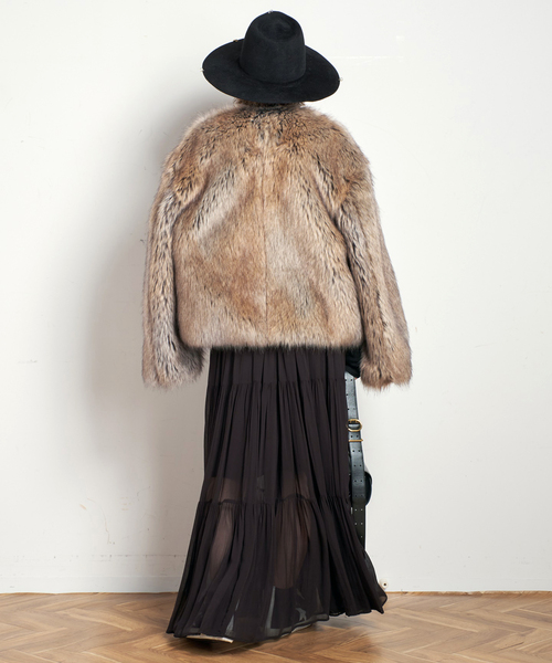 EVERYDAY I LIKE.（エヴリディアイライク）の「*Jane ファージャケット（その他アウター・レディース・タン・FREE）」の19枚目の写真