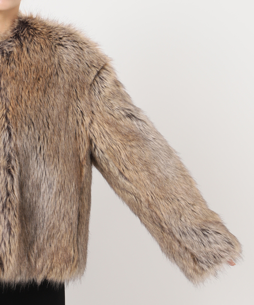 EVERYDAY I LIKE.（エヴリディアイライク）の「*Jane ファージャケット（その他アウター・レディース・タン・FREE）」の12枚目の写真