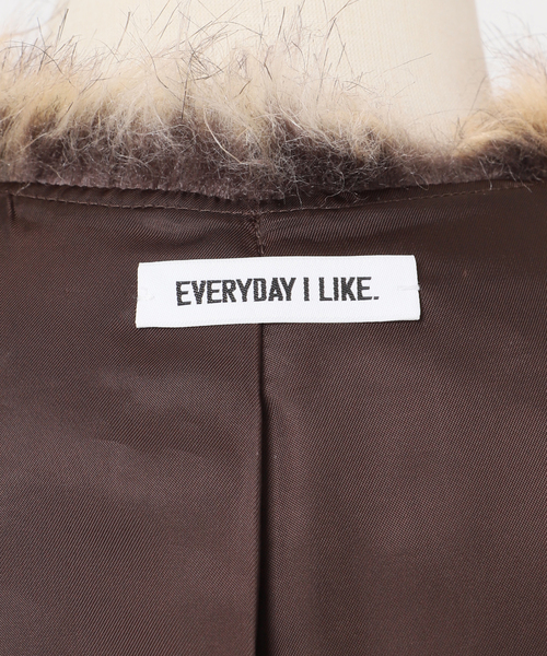 EVERYDAY I LIKE.（エヴリディアイライク）の「*Jane ファージャケット（その他アウター・レディース・タン・FREE）」の15枚目の写真