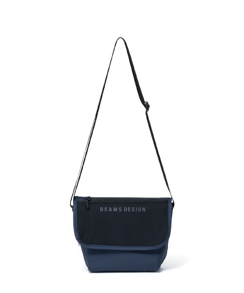BEAMS DESIGN(ビームス デザイン)の「BEAMSDESIGN(ビームスデザイン)エラスティックメッシュ ショルダーバッグ(ショルダーバッグ・メンズ・ブラック/サンドベージュ/ネイビー・FREE)」の3枚目の写真