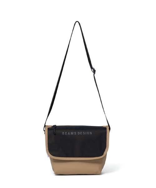 BEAMS DESIGN(ビームス デザイン)の「BEAMSDESIGN(ビームスデザイン)エラスティックメッシュ ショルダーバッグ(ショルダーバッグ・メンズ・ブラック/サンドベージュ/ネイビー・FREE)」の2枚目の写真
