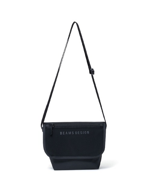 BEAMS DESIGN(ビームス デザイン)の「BEAMSDESIGN(ビームスデザイン)エラスティックメッシュ ショルダーバッグ(ショルダーバッグ・メンズ・ブラック/サンドベージュ/ネイビー・FREE)」の1枚目の写真
