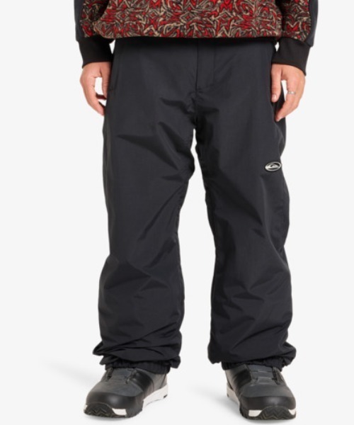 Quiksilver(クイックシルバー)の「SNOW DOWN PT/クイックシルバーワンポイントロゴスキースノーボードパンツ(その他パンツ・メンズ・ブラック/ベージュ/ブラック系その他・MEDIUM/LARGE/X-LARGE/X-SMALL/SMALL)」の2枚目の写真