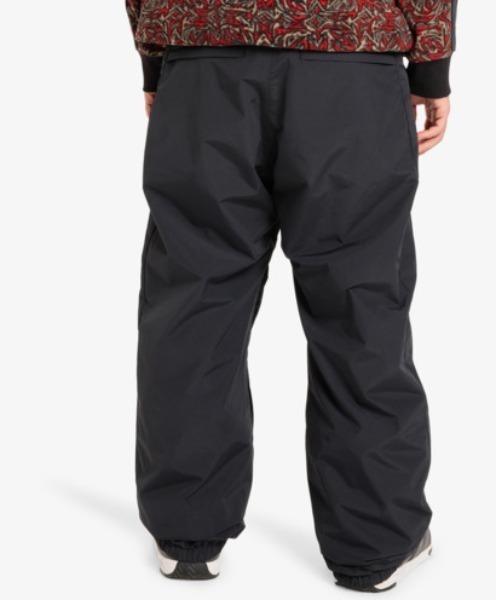 Quiksilver(クイックシルバー)の「SNOW DOWN PT/クイックシルバーワンポイントロゴスキースノーボードパンツ(その他パンツ・メンズ・ブラック/ベージュ/ブラック系その他・MEDIUM/LARGE/X-LARGE/X-SMALL/SMALL)」の4枚目の写真
