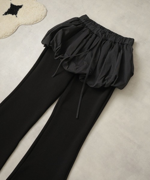 Ulysses(ユリシス)の「バルーンスカートレイヤードパンツ(その他パンツ・レディース・ブラック/ダークグレー/ホワイト・F)」の21枚目の写真