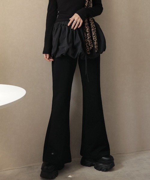 Ulysses(ユリシス)の「バルーンスカートレイヤードパンツ(その他パンツ・レディース・ブラック/ダークグレー/ホワイト・F)」の16枚目の写真