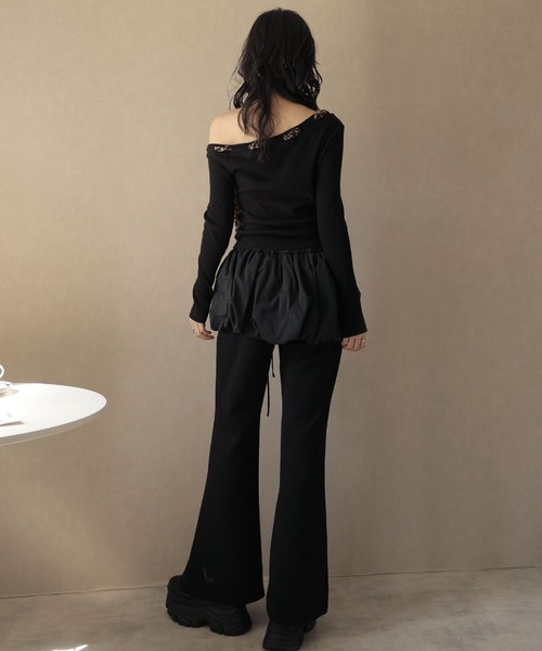 Ulysses(ユリシス)の「バルーンスカートレイヤードパンツ(その他パンツ・レディース・ブラック/ダークグレー/ホワイト・F)」の20枚目の写真